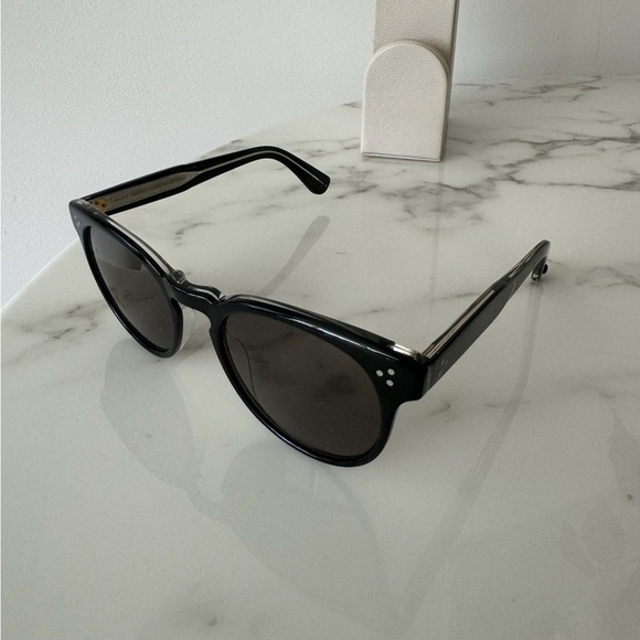 Garrett Leight Boccaccio BKLCY black sunglasses - Picture 7 of 9